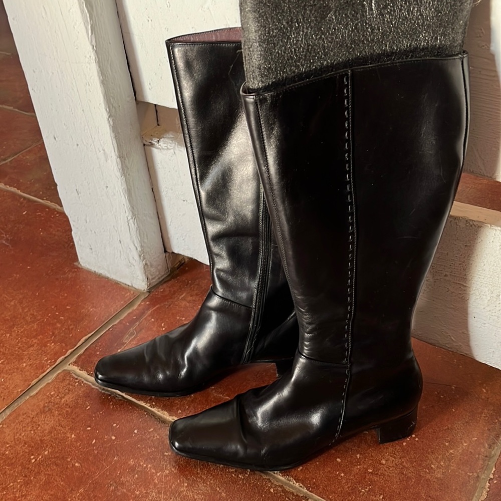 Fratelli Rossetti Black leather boots